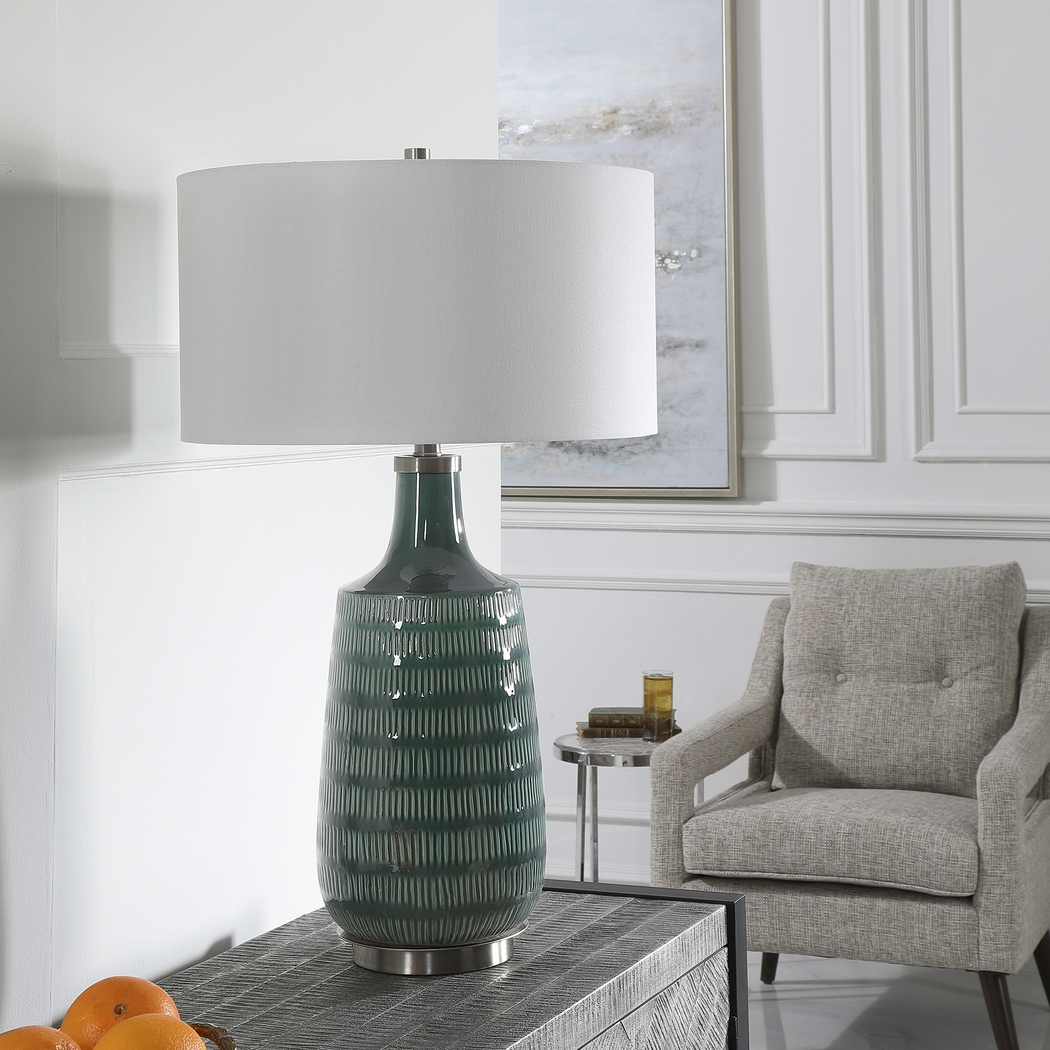 Gord Point Teal Lamp - Thumbnail - Image 2