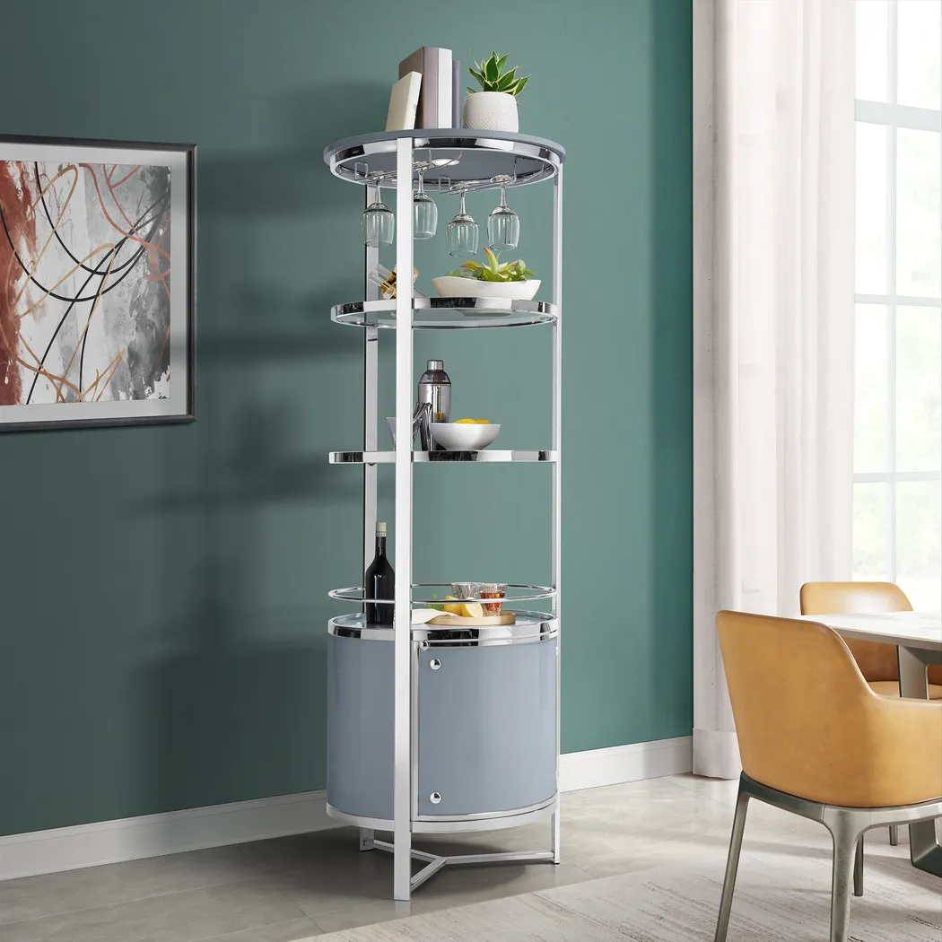 Gosdan Gray Bar Cart - Thumbnail - Image 2