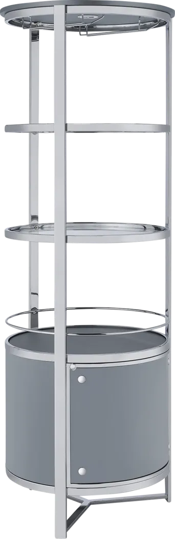 Gosdan Gray Bar Cart - Thumbnail - Image 1