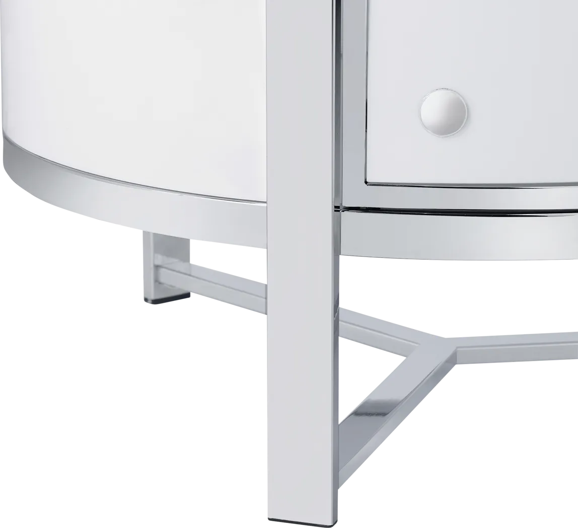 Gosdan White Bar Cart - Thumbnail - Image 7