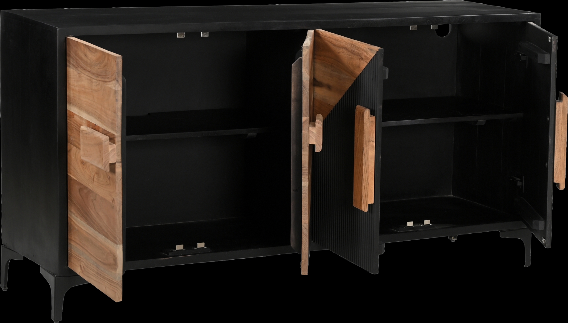 Gossamer Black Credenza - Thumbnail - Image 6