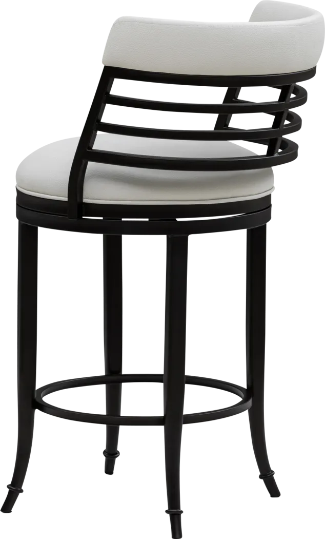 Gossi White Counter Height Stool - Thumbnail - Image 4