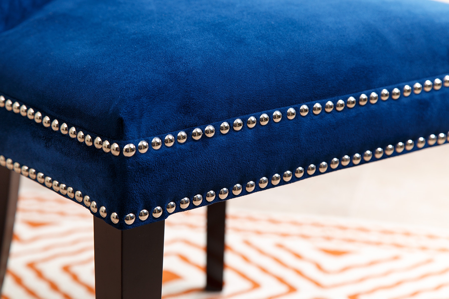 Goulburn Blue Side Chair - Thumbnail - Image 4