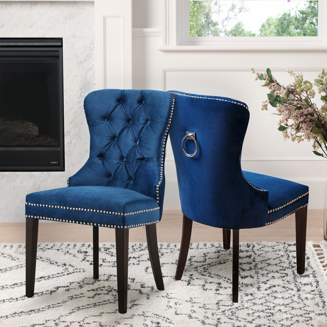 Goulburn Blue Side Chair - Thumbnail - Image 9