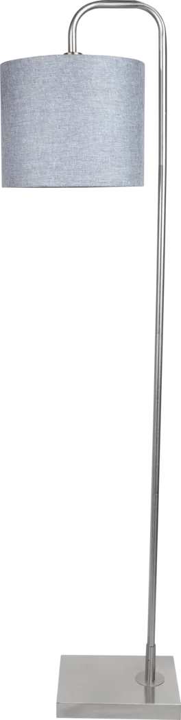 Goulds Point Silver Floor Lamp - Thumbnail - Image 1