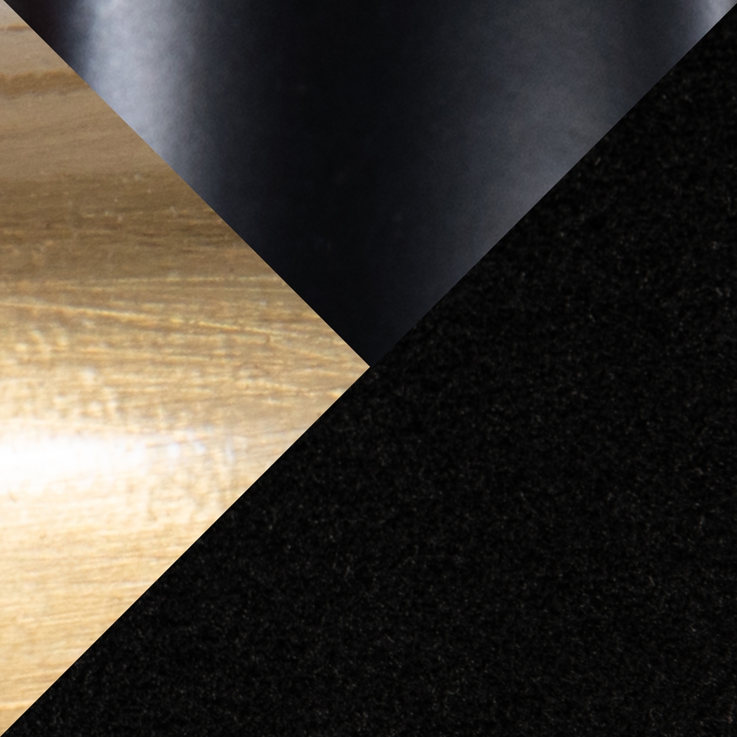 Gourdin Black Swivel Barstool, Set of 2 - Thumbnail - Image 2