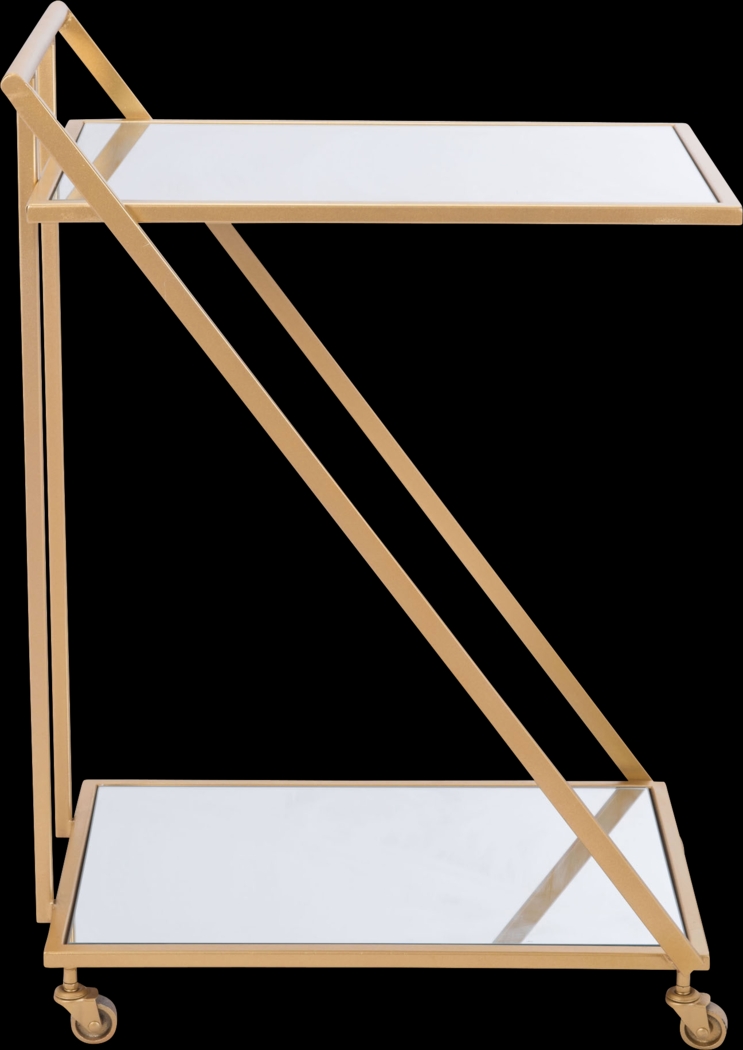 Gower Gold Bar Cart - Thumbnail - Image 2
