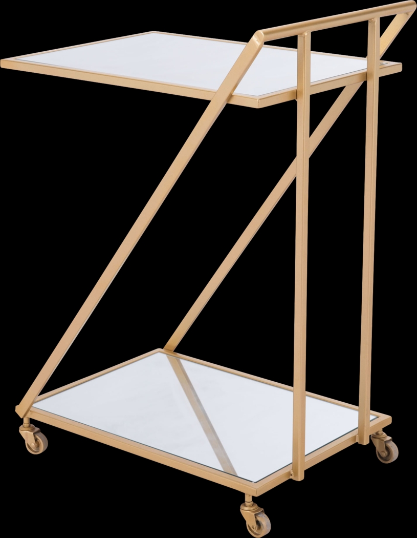 Gower Gold Bar Cart - Thumbnail - Image 5