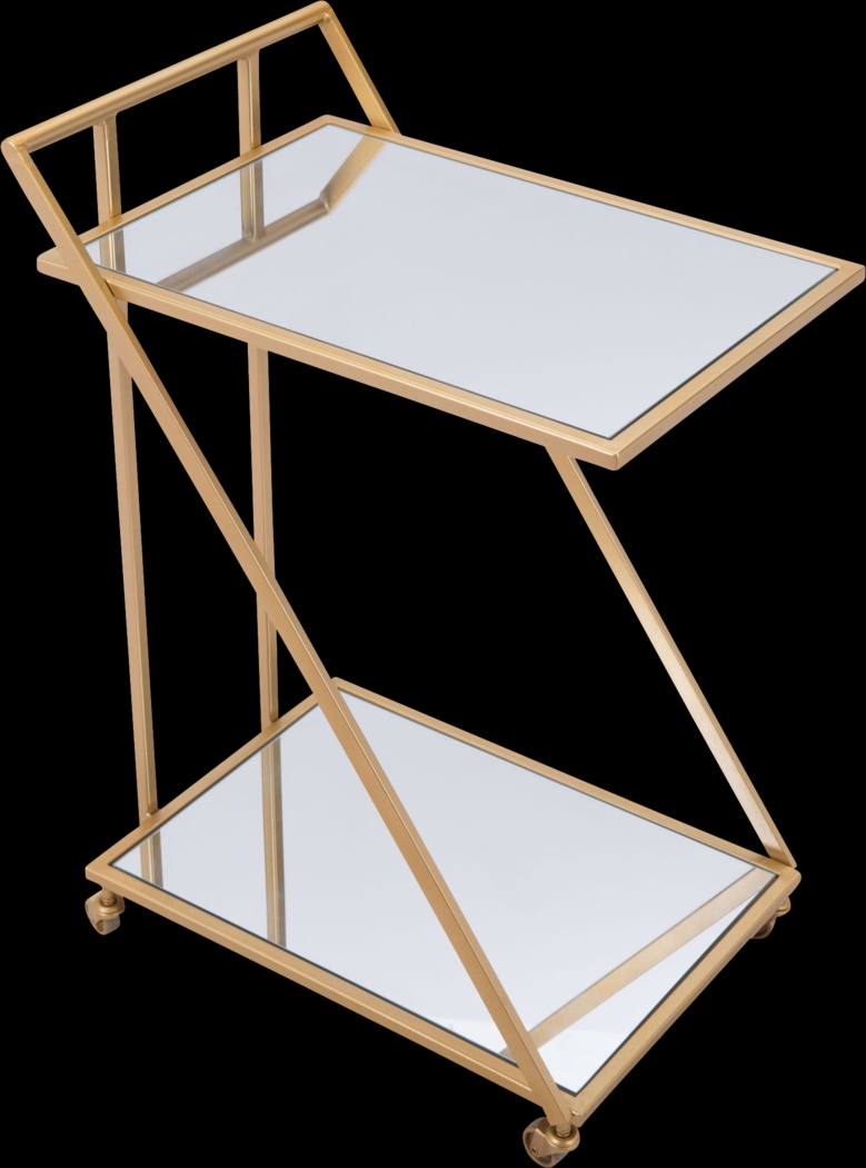Gower Gold Bar Cart - Thumbnail - Image 6