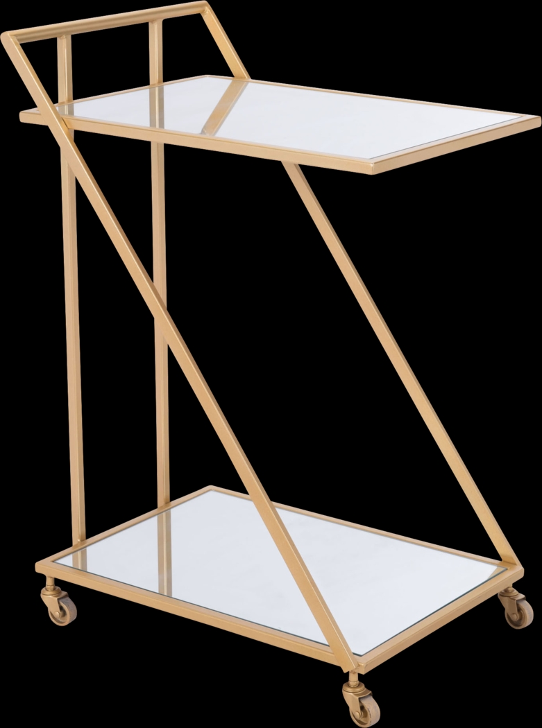 Gower Gold Bar Cart - Thumbnail - Image 1
