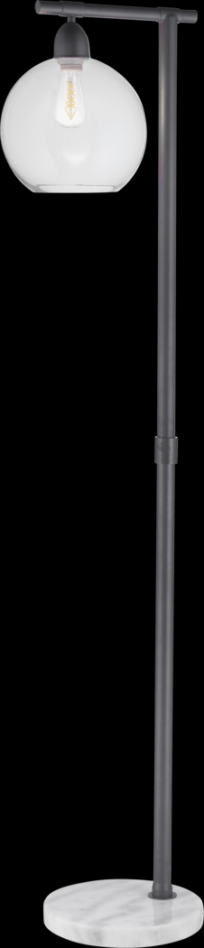 Gower Way Gray Floor Lamp - Thumbnail - Image 1