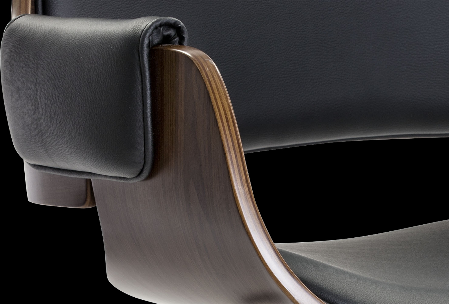 Graben Black Office Chair - Thumbnail - Image 4