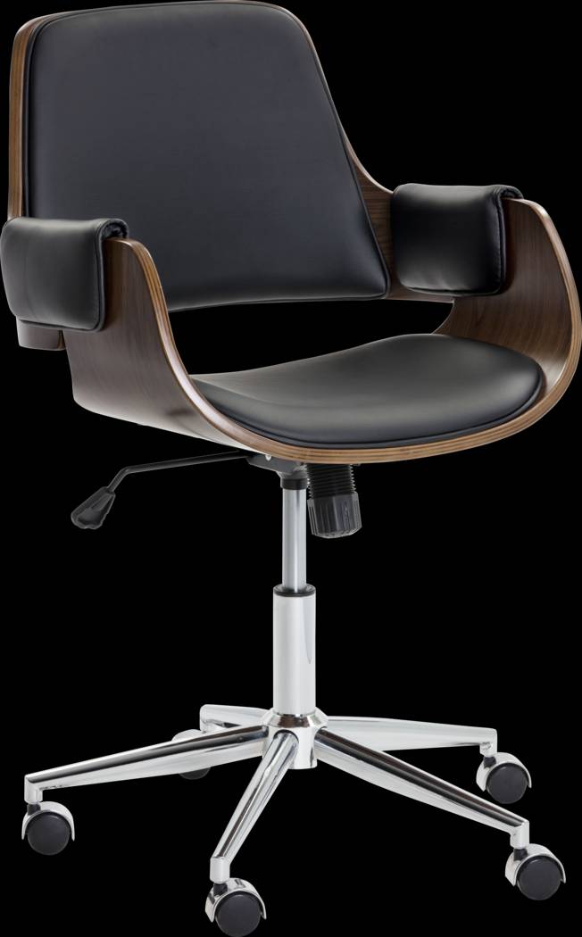 Graben Black Office Chair - Thumbnail - Image 1