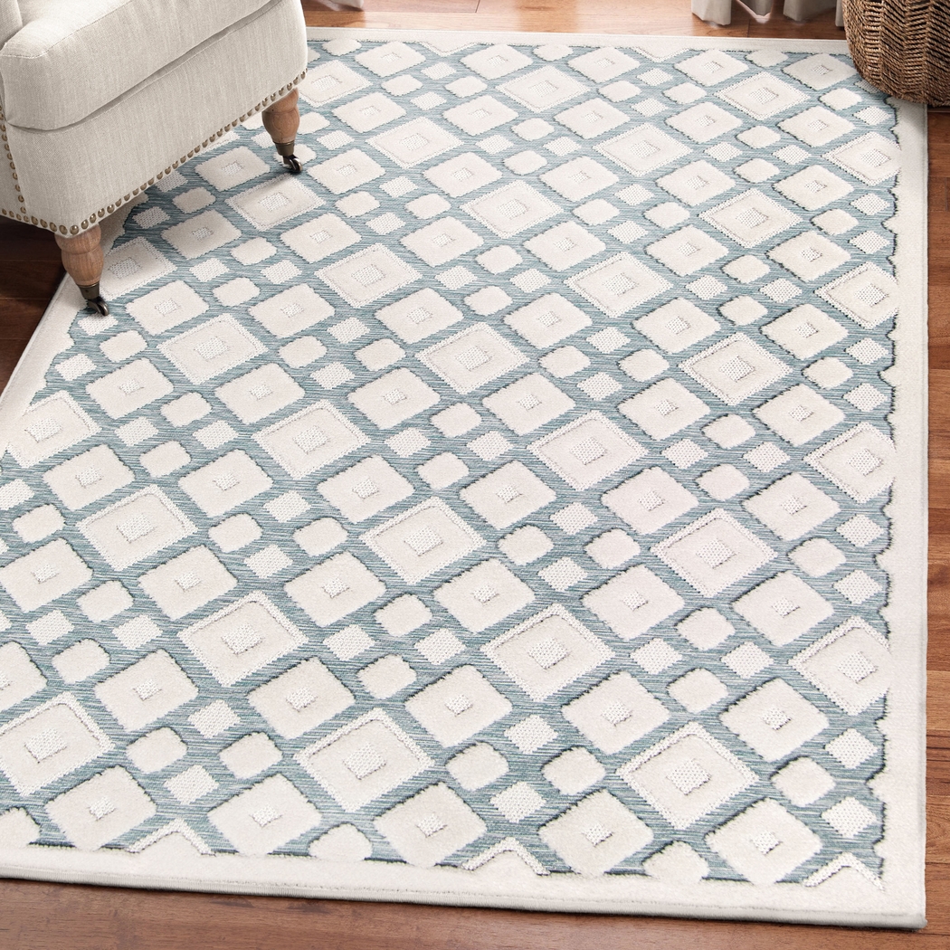 Graceham Blue 5'3 x 7'6 Rug - Thumbnail - Image 9