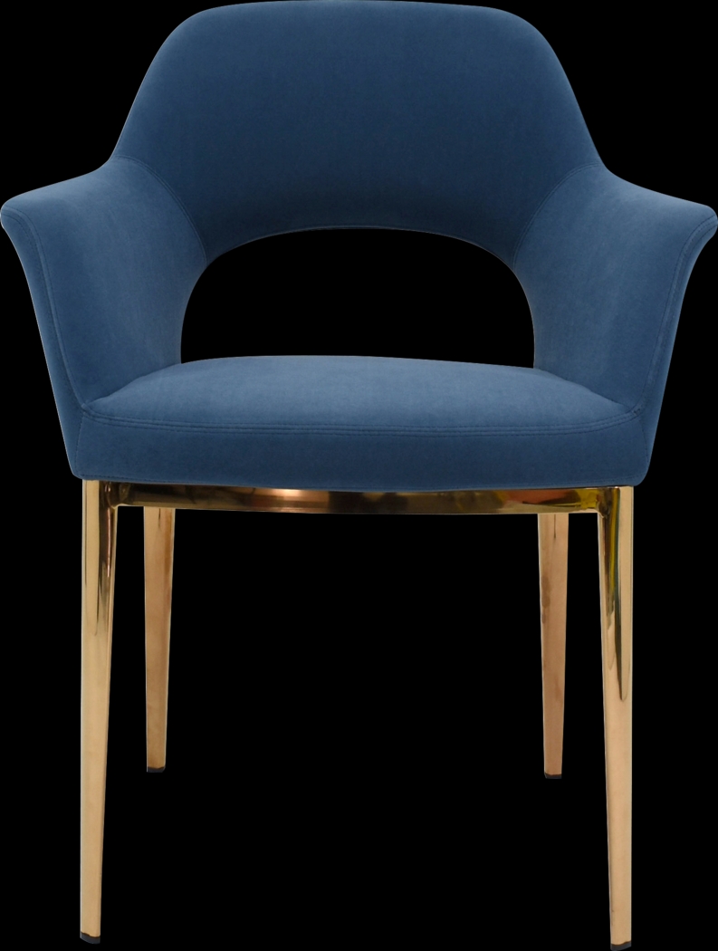 Gracelan Blue Side Chair - Thumbnail - Image 1