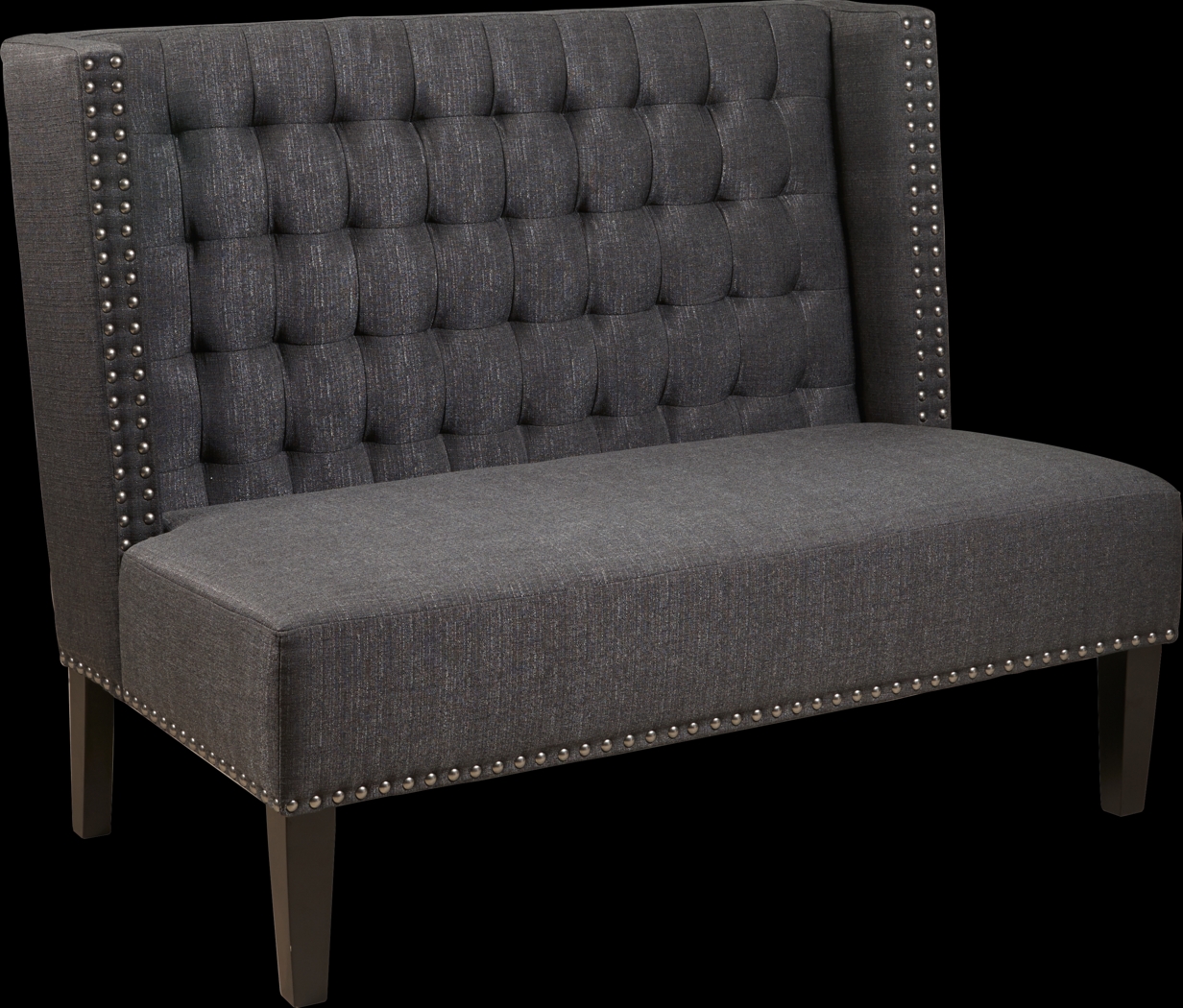 Gradstone Gray Settee - Thumbnail - Image 1