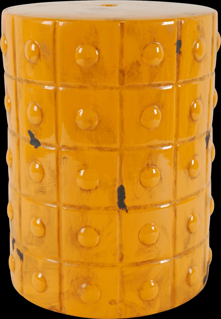 Gragston Orange Indoor/Outdoor Stool - Thumbnail - Image 1