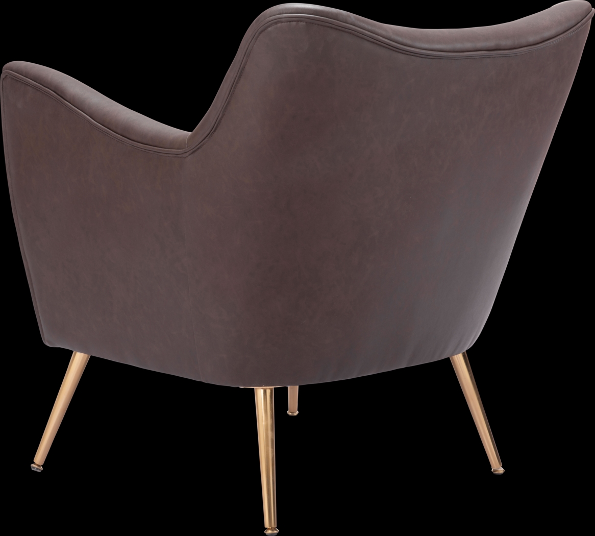 Graiff Espresso Accent Chair - Thumbnail - Image 6
