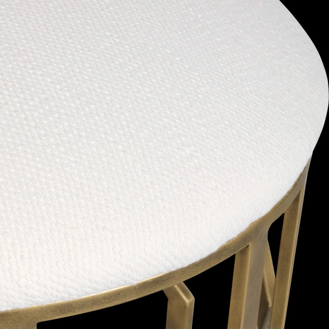 Graigleith White Accent Ottoman - Thumbnail - Image 2