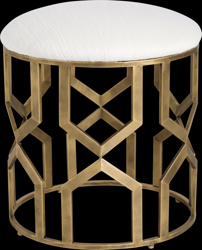 Graigleith White Accent Ottoman - Thumbnail - Image 1