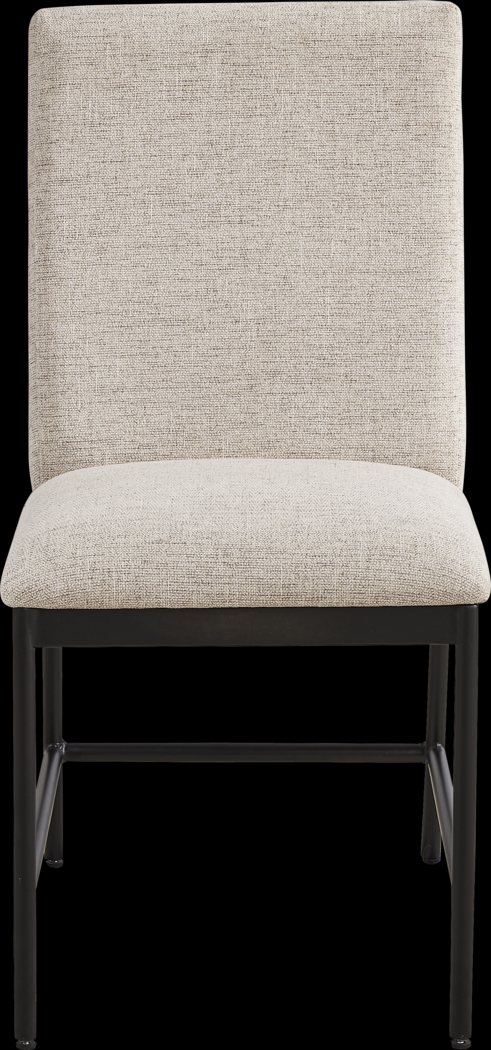 Grand Falls Cream Upholstered Side Chair - Thumbnail - Image 4