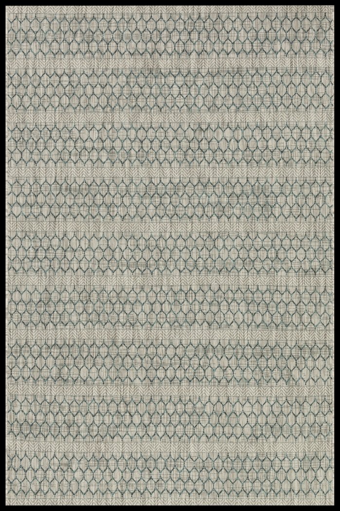 Grand Isle Gray 5'3 x 7'7 Indoor/Outdoor Rug - Thumbnail - Image 1