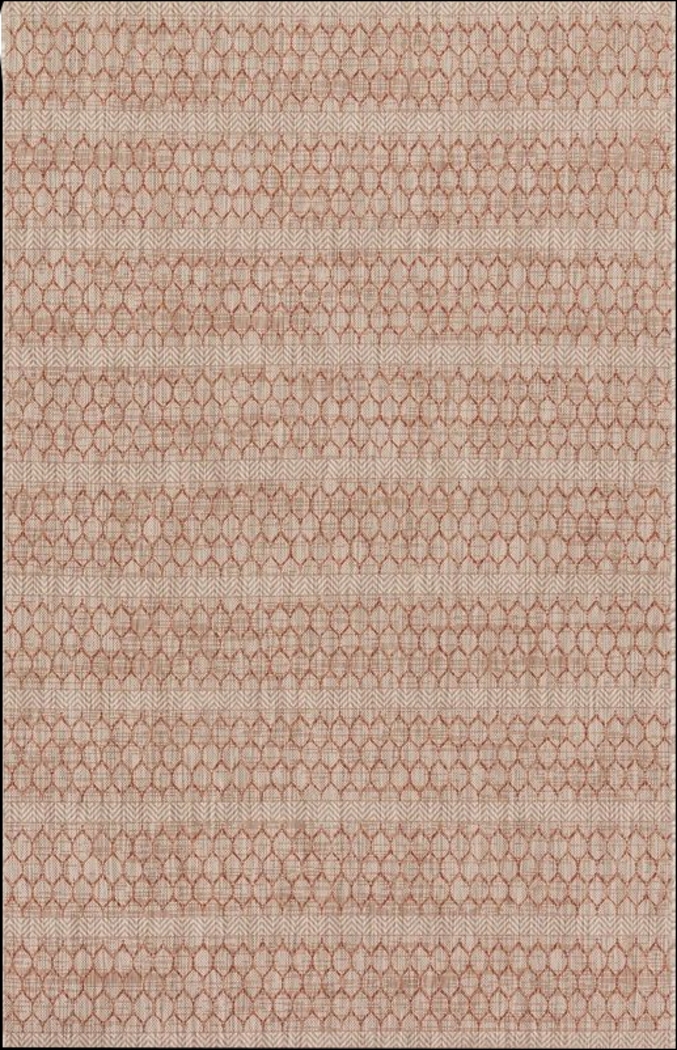 Grand Isle Red 8' x 10' Indoor/Outdoor Rug - Thumbnail - Image 1