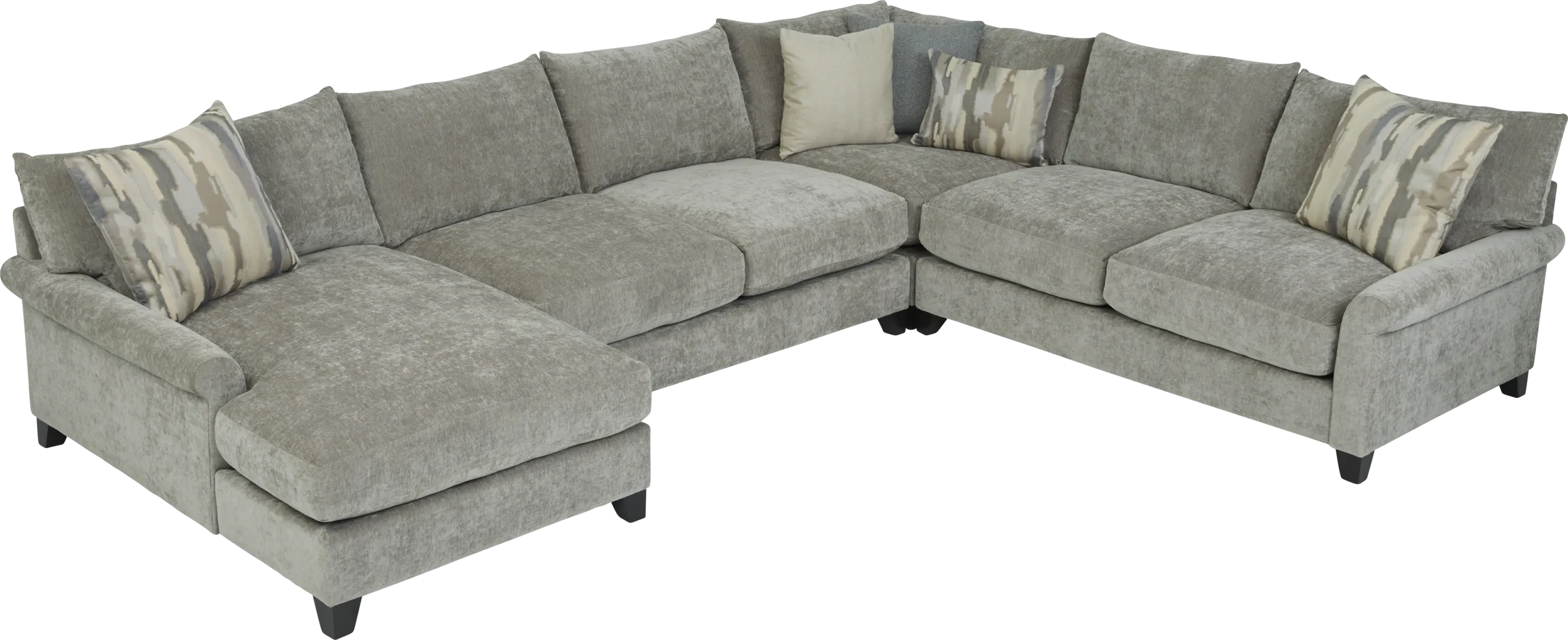 Grand Via Gray 4 Pc Sectional - Thumbnail - Image 3