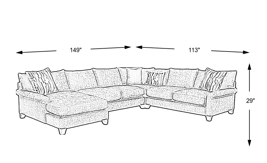 Dimension Image. Please refer to the Dimension Tab on this page for dimension details.