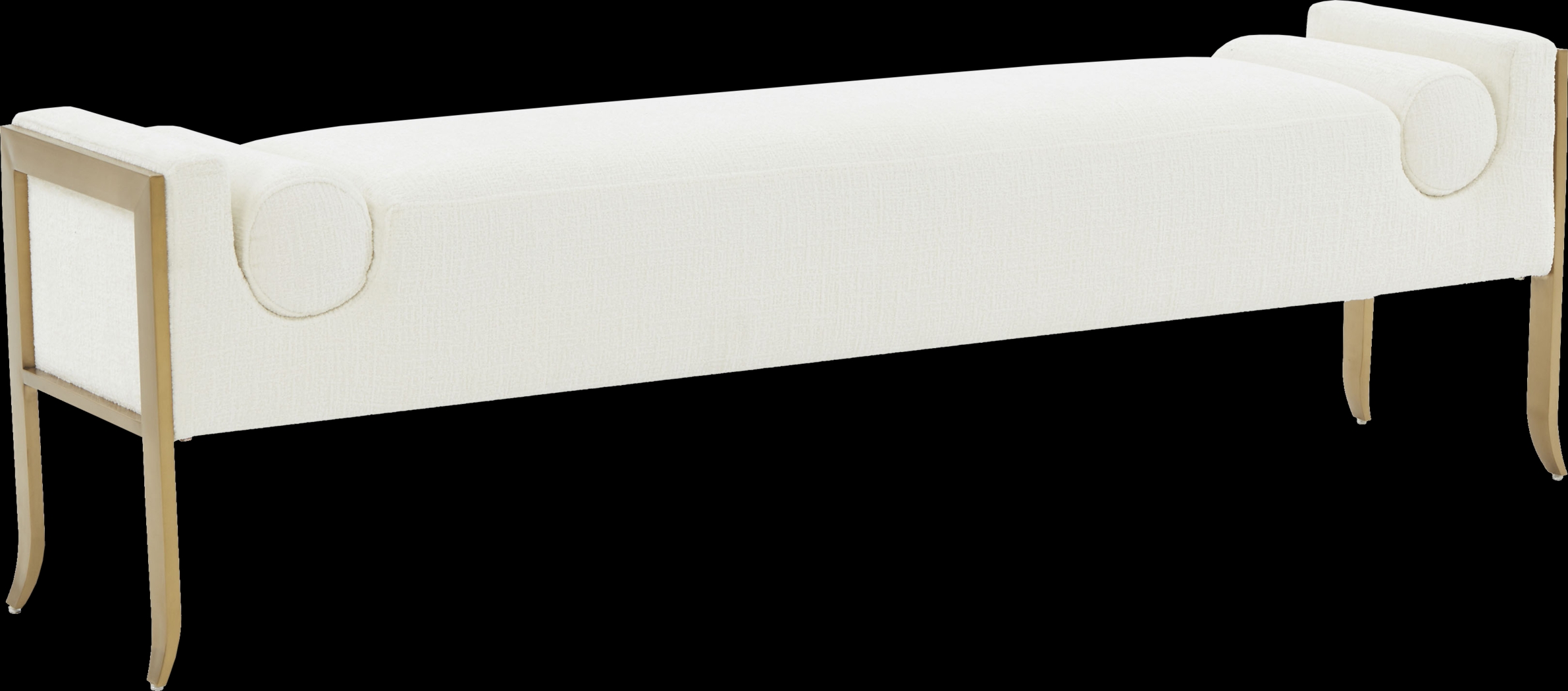 Grandey Cream Bench - Thumbnail - Image 1