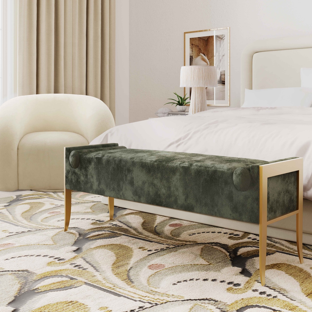 Grandey Green Bench - Thumbnail - Image 3