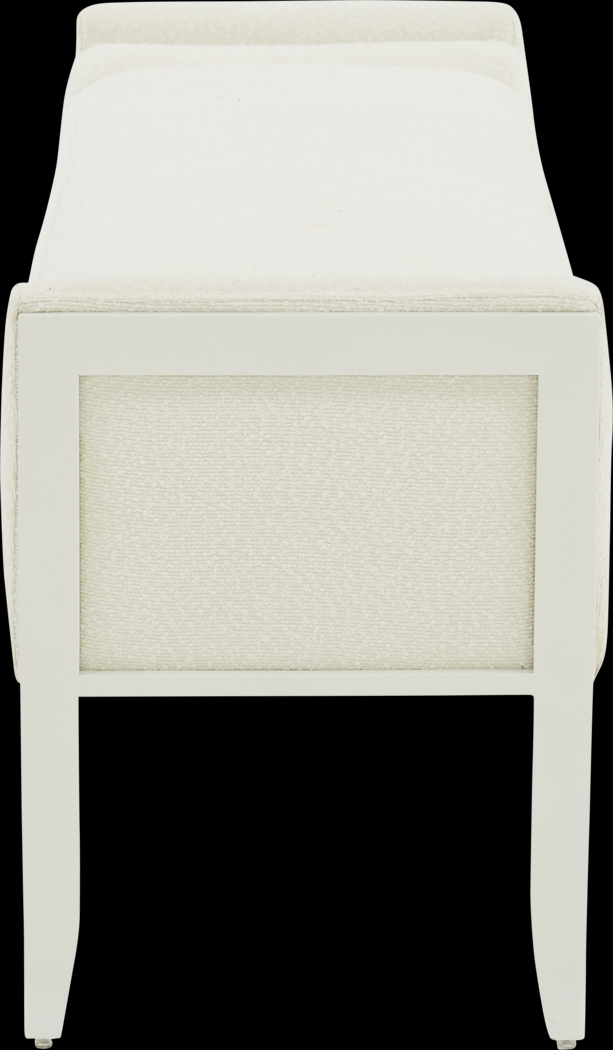 Grandey II Cream Accent Bench - Thumbnail - Image 4