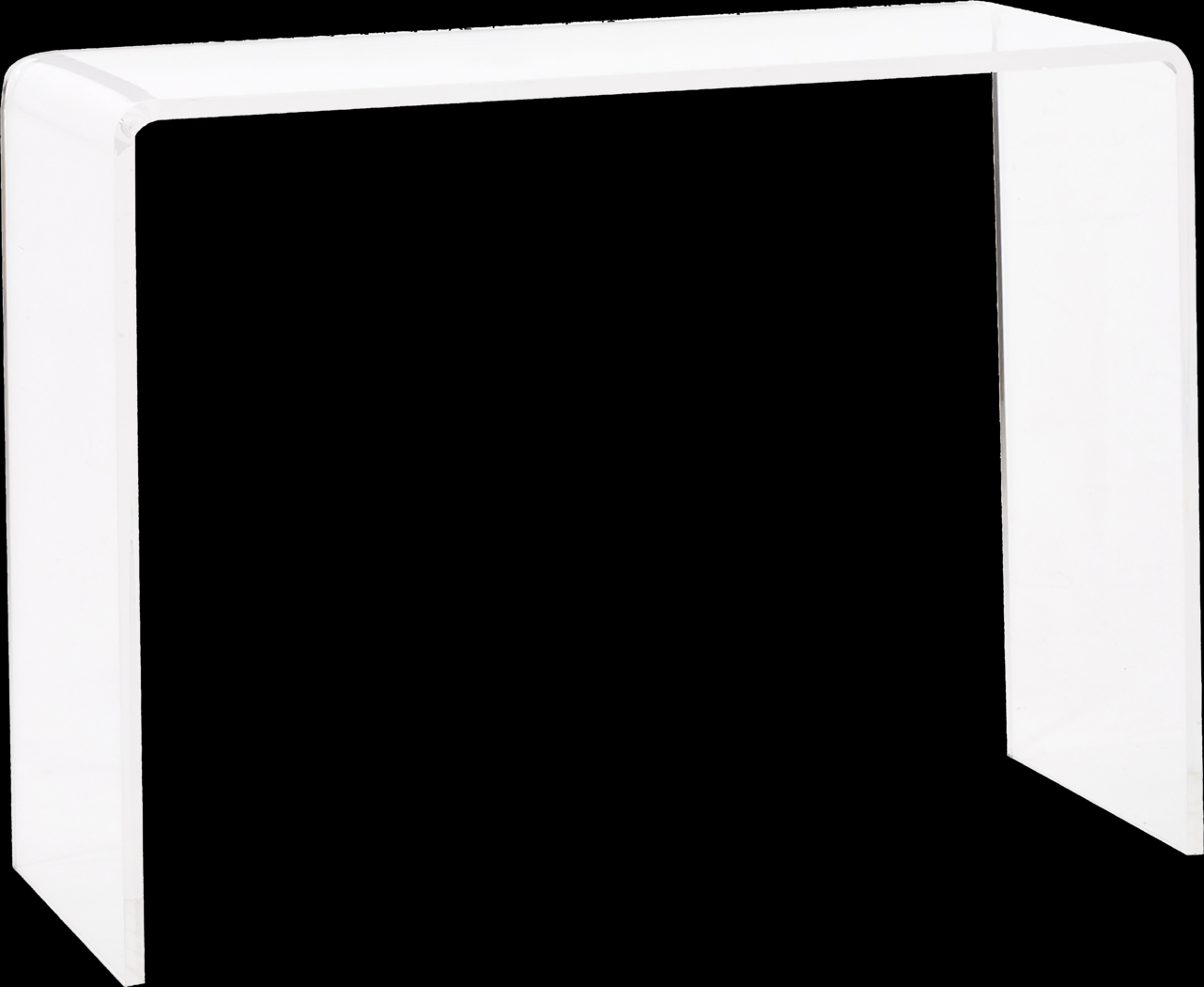 Grandton Clear Console Table - Thumbnail - Image 1