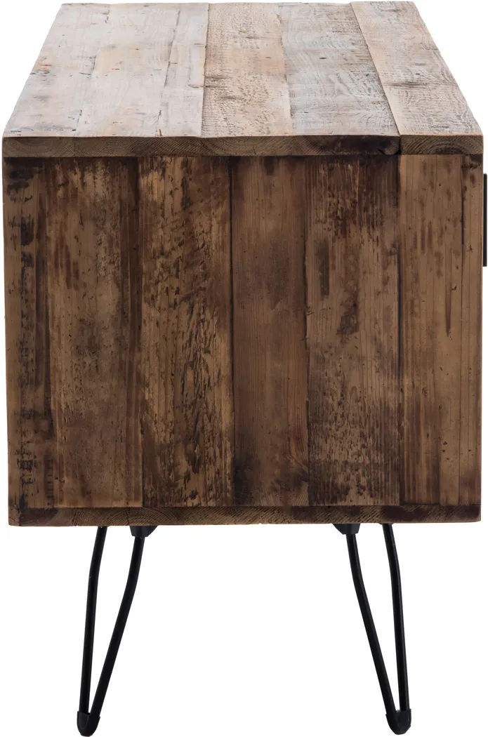 Granela 1-Door Brown TV Console - Thumbnail - Image 2