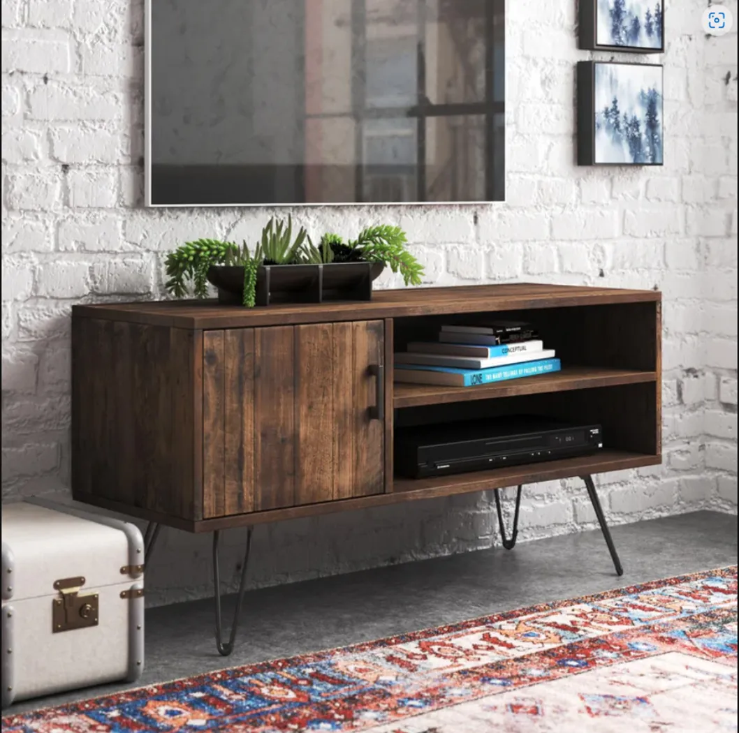 Granela 1-Door Brown TV Console - Thumbnail - Image 7