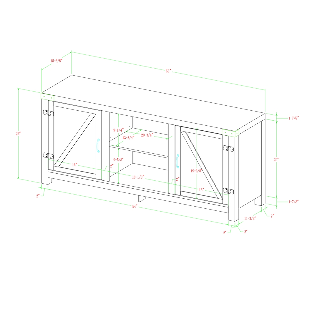 Granger Gray 58 in. Console - Thumbnail - Image 6