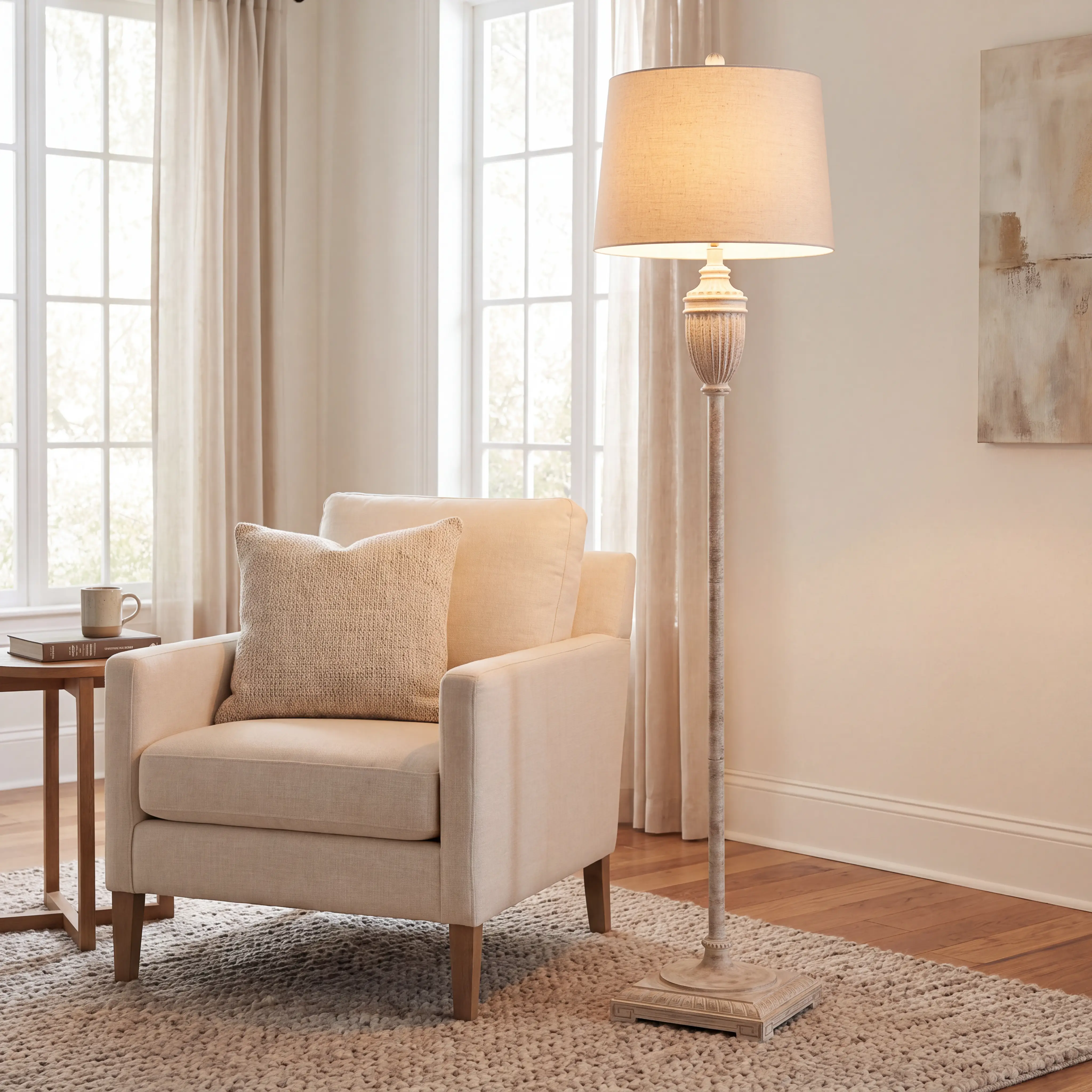 Granger Point Gray Floor Lamp - Thumbnail - Image 7