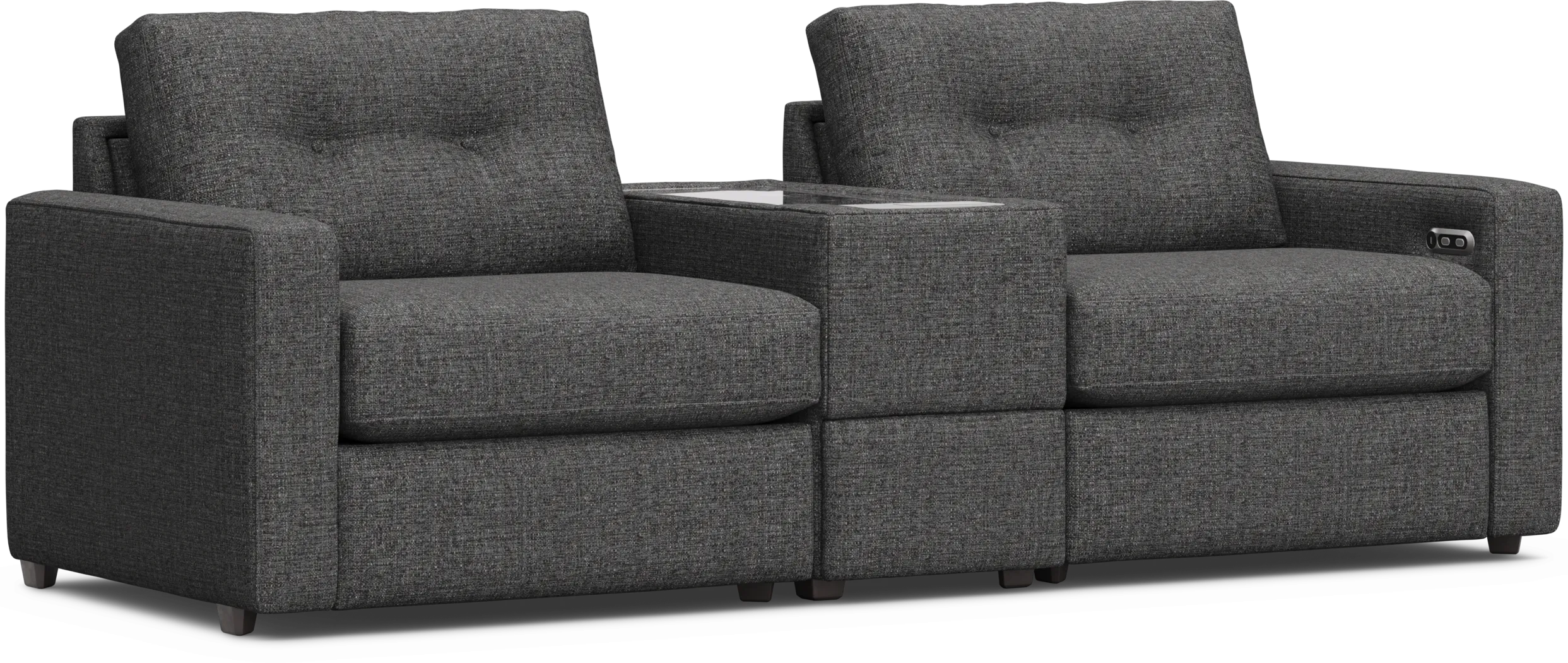 Granite 3 Pc Power Reclining ModularOne with Media Console - Thumbnail - Image 3