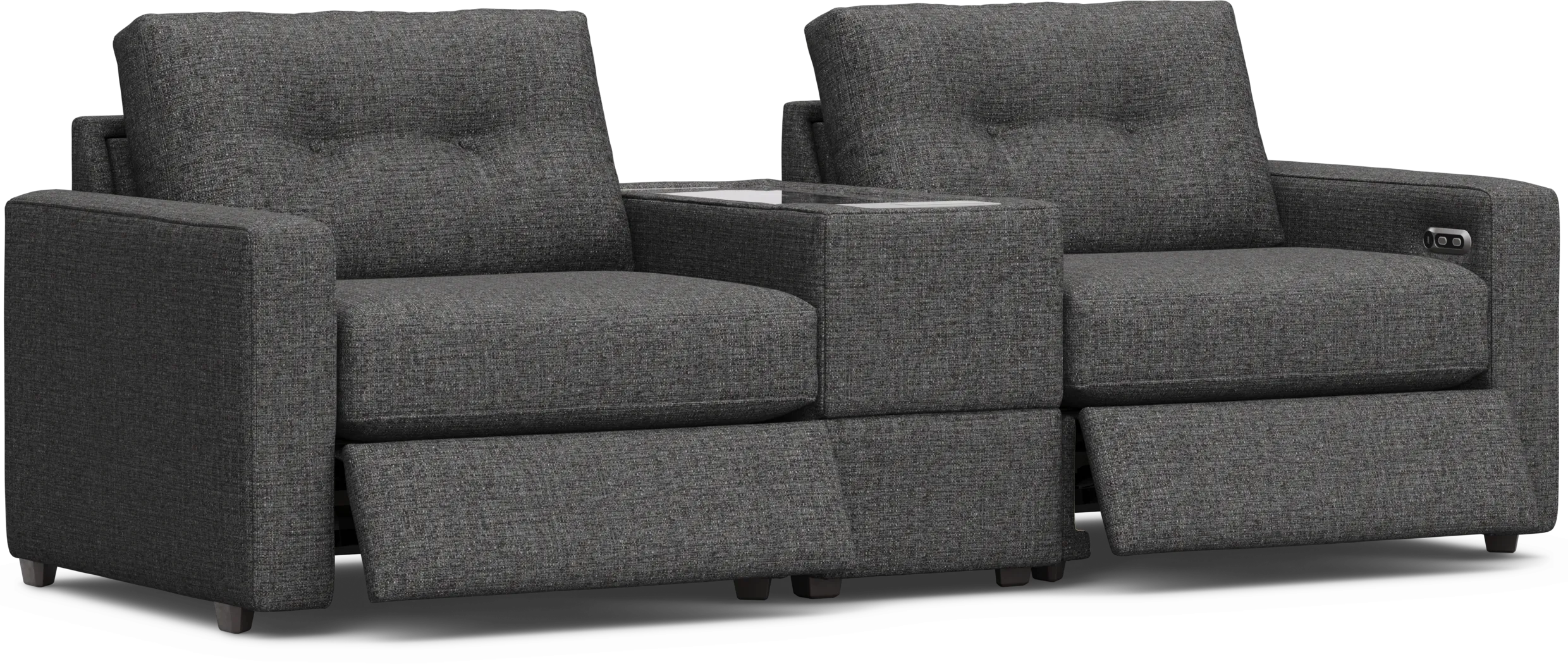 Granite 3 Pc Power Reclining ModularOne with Media Console - Thumbnail - Image 1