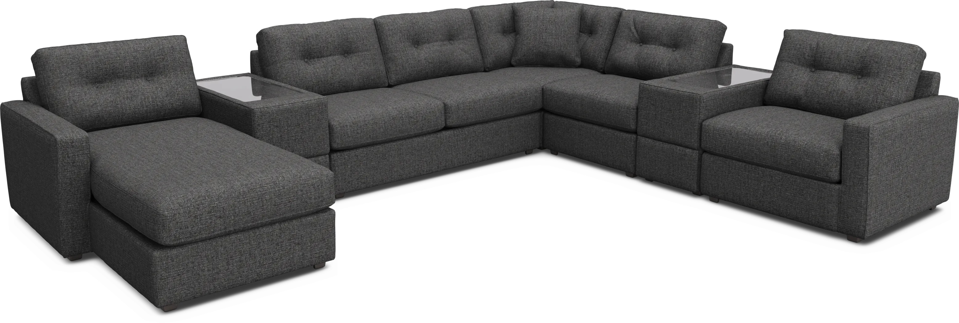 Granite 7 Pc ModularOne Gel Foam Sleeper - Thumbnail - Image 1