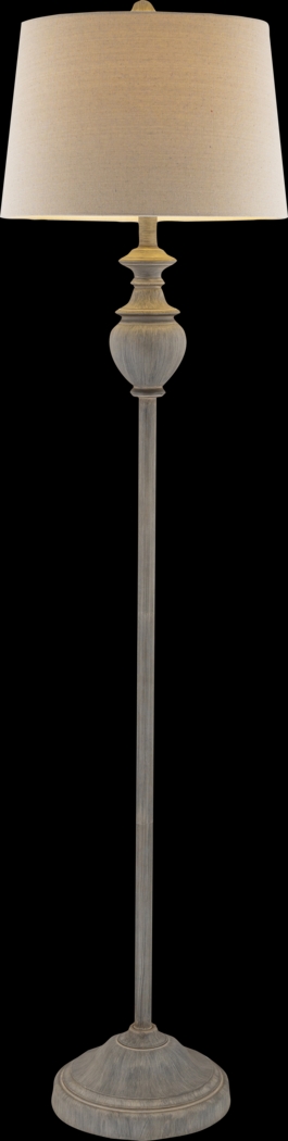 Granite Circle Gray Floor Lamp - Thumbnail - Image 2