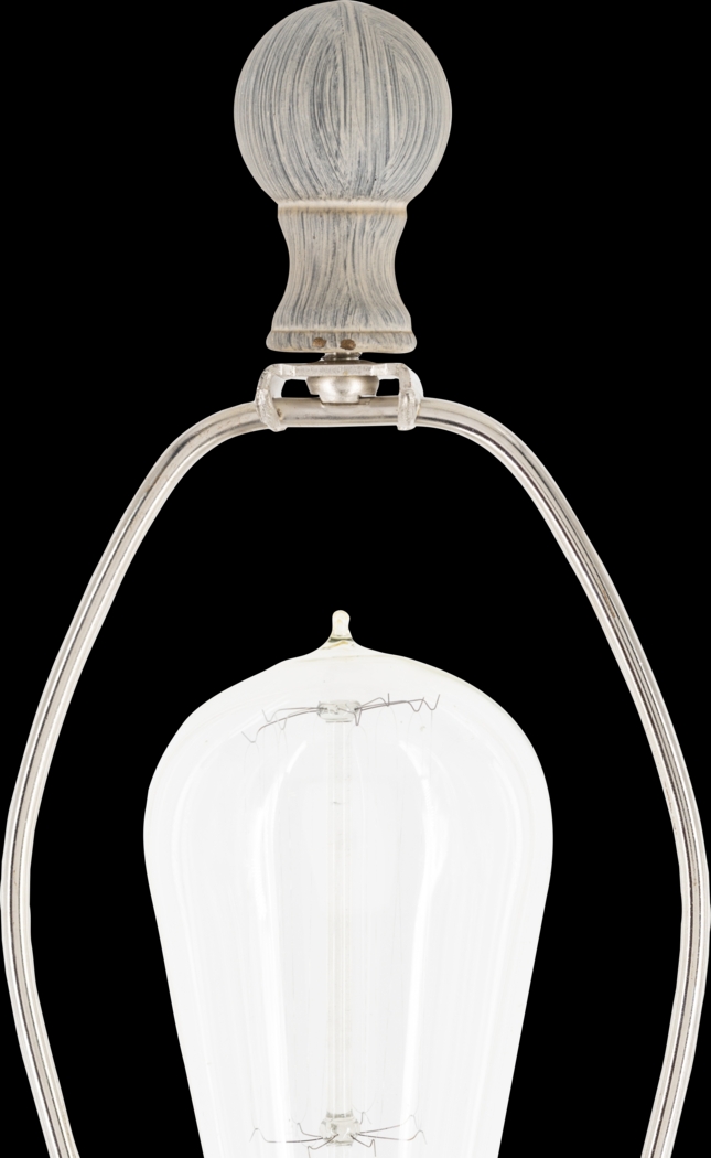 Granite Circle Gray Floor Lamp - Thumbnail - Image 4