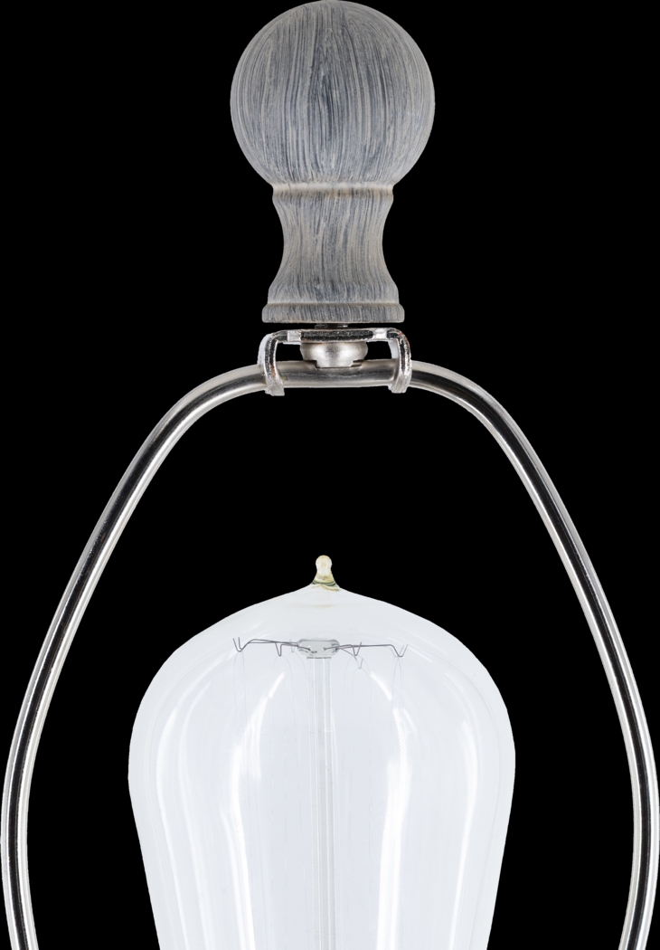 Granite Circle Gray Lamp - Thumbnail - Image 3