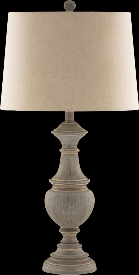 Granite Circle Gray Lamp - Thumbnail - Image 1