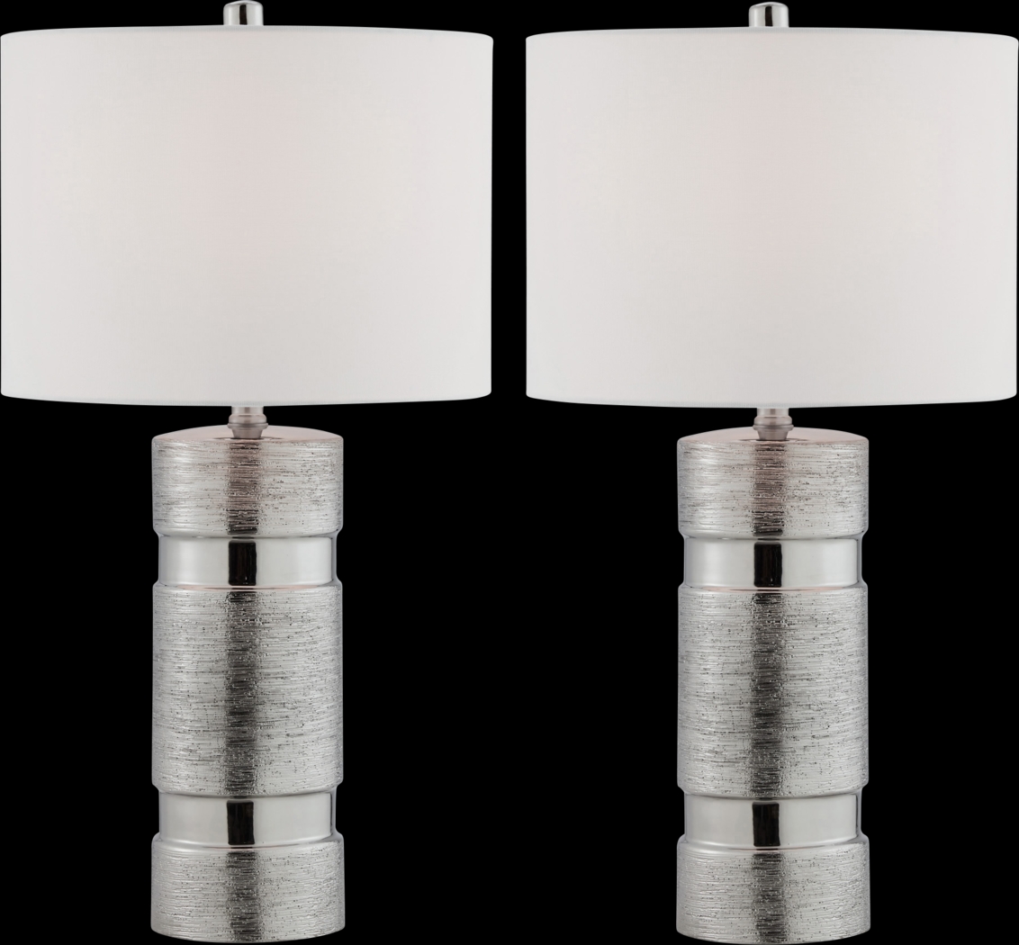 Granite Way Silver Table Lamps, Set of 2 - Thumbnail - Image 1
