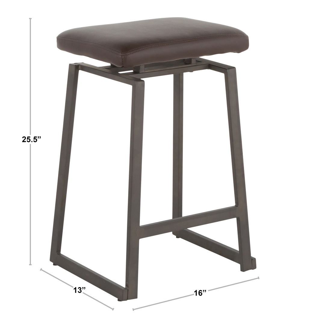 Grannis Black Counter Height Stool, Set of 2 - Thumbnail - Image 12