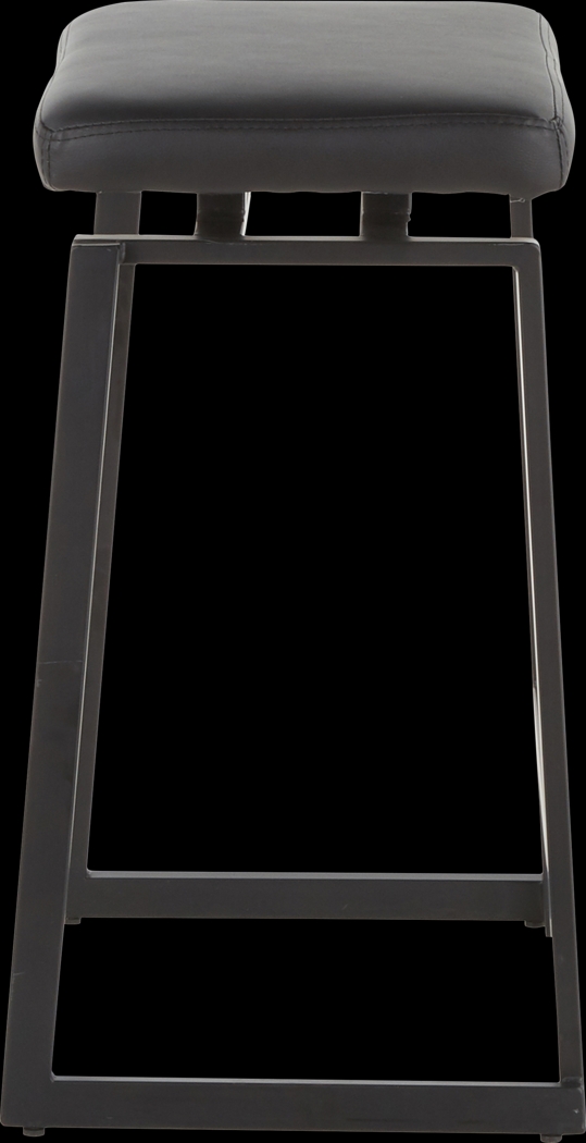 Grannis Black Counter Height Stool, Set of 2 - Thumbnail - Image 3