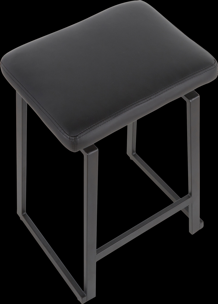 Grannis Black Counter Height Stool, Set of 2 - Thumbnail - Image 7