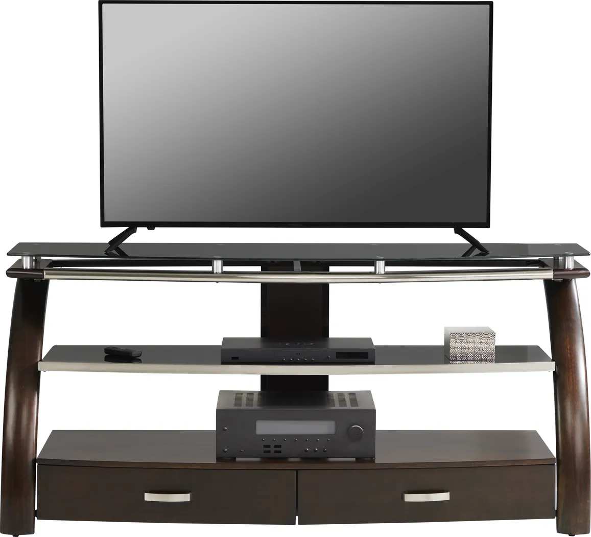 Grant City II Brown Cherry 65 in. Console - Thumbnail - Image 4