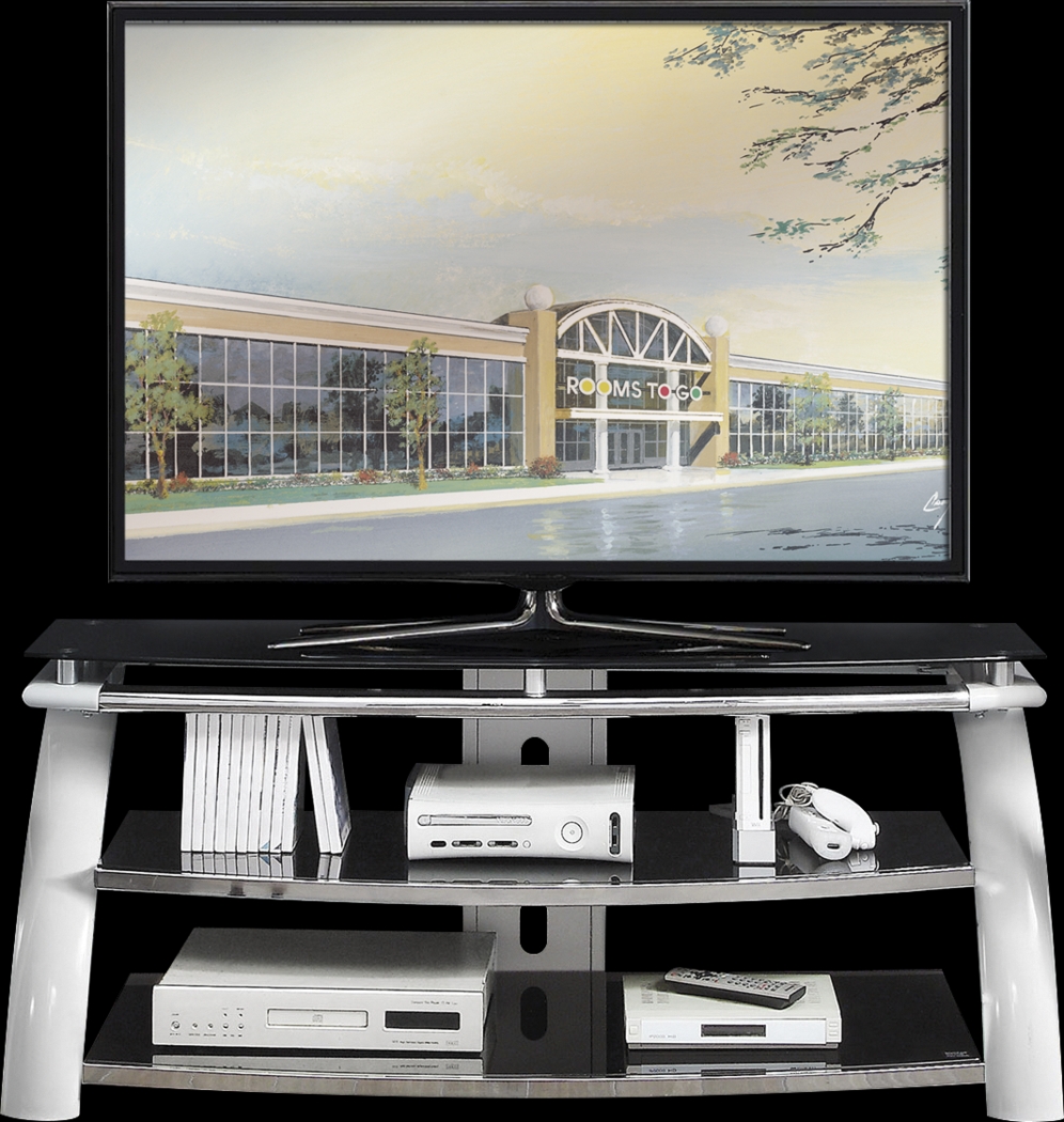 Grant City II White 54 in. Console - Thumbnail - Image 1